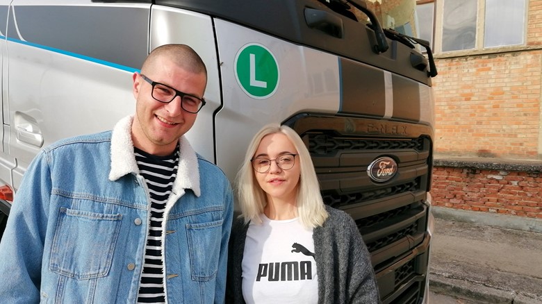 Ariana Miš i Ivo Marić vozači su tegljača Ford F-MAX Black Line