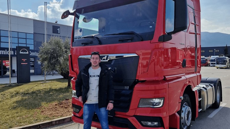 MAN TGX za Božić transporte